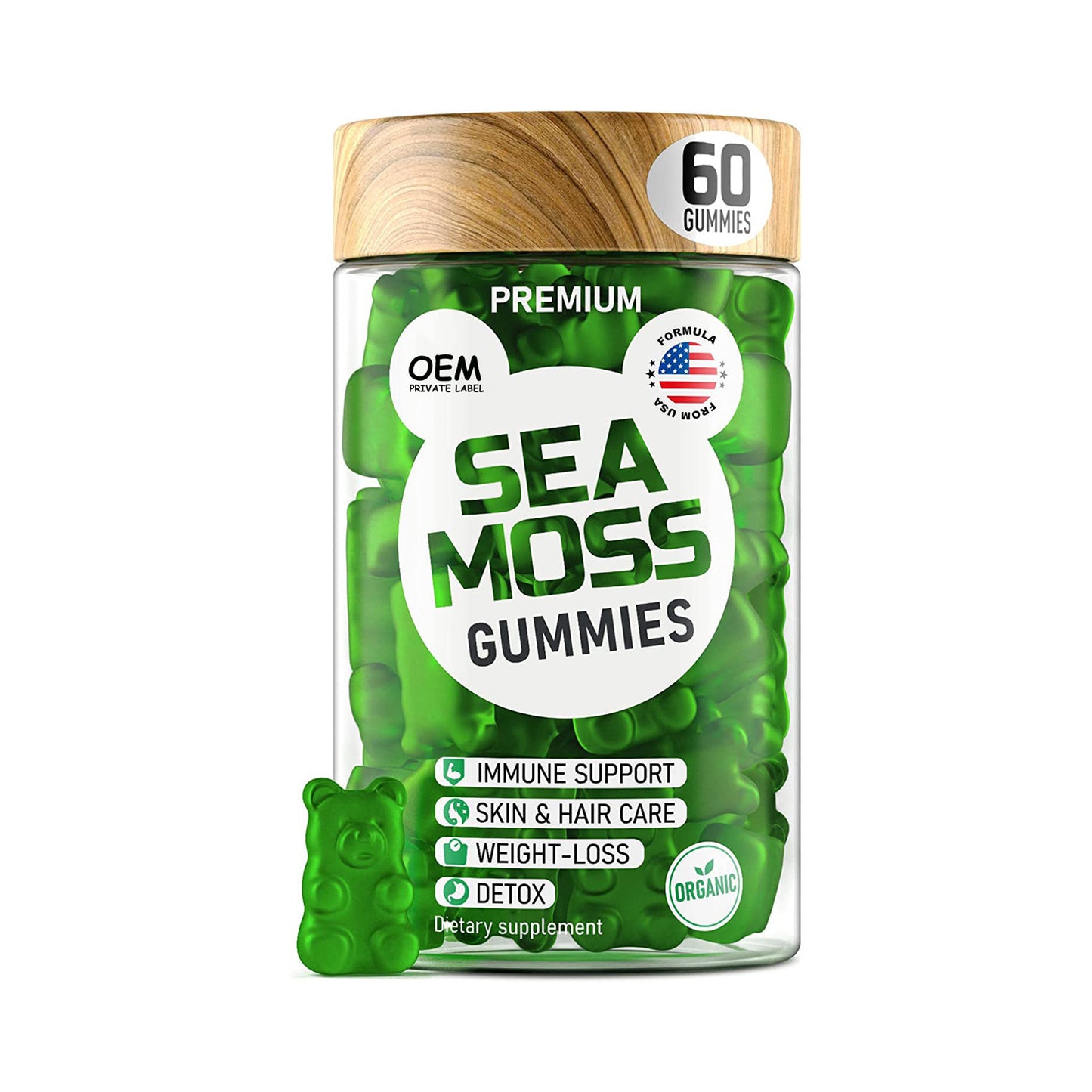 Nourish your body with the power of the ocean! These delicious, easy‑to‑chew gummies are packed with nutrient‑rich sea moss and essential vitamins to support overall wellness. Perfect for boosting energy, immunity, and daily vitality.